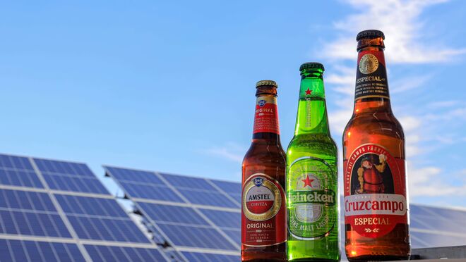 El sol, ingrediente secreto de las cervezas Cruzcampo, Amstel y Heineken